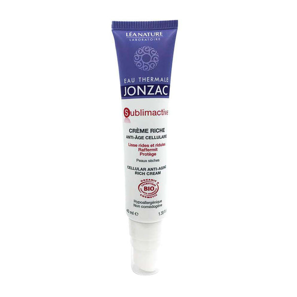 JONZAC Sublimactive Cellular Anti Aging Rich Cream 40ml