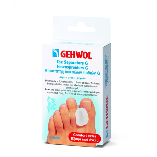 GEHWOL Toe Separators G Large, 3 Pieces Gb/Gr/Nl