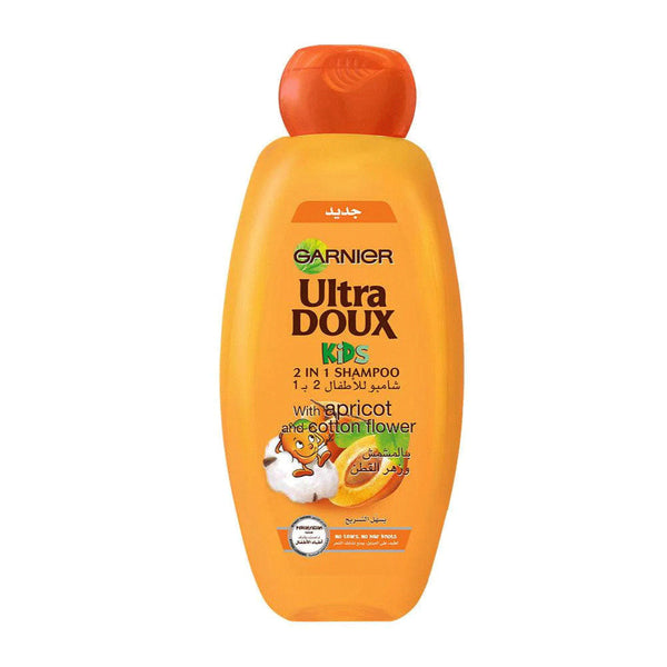 GARNIER Ultra Doux Children With Apricot And Cotton Flower Shampoo 2 In 1 600ml