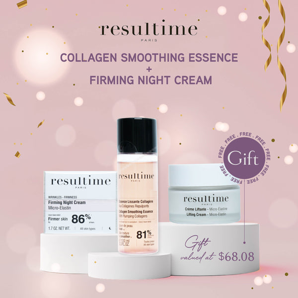 RESULTIME Collagen Smoothing Essence + Firming Night Cream