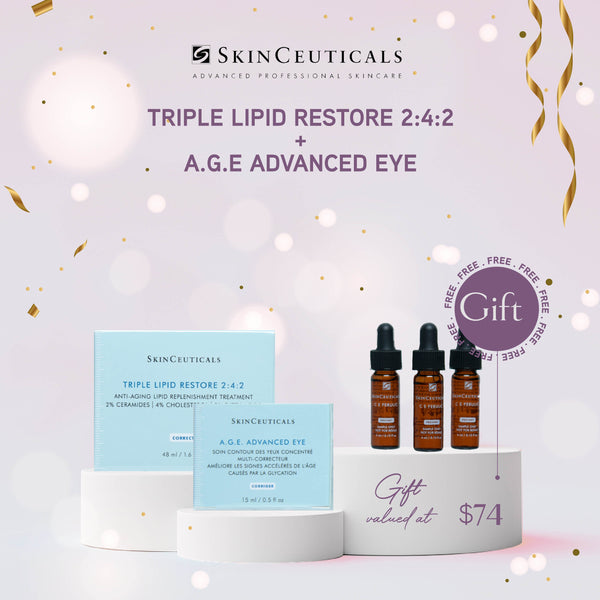 SKINCEUTICALS TRIPLE LIPID RESTORE 2:4:2 + A.G.E Advanced Eye