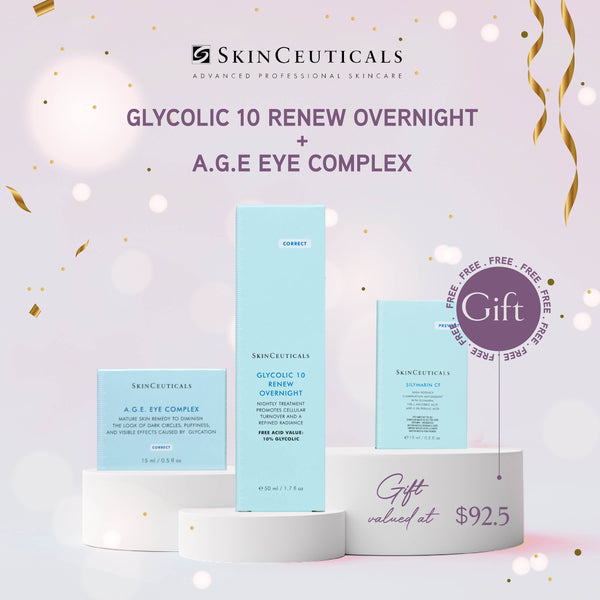 SKINCEUTICALS Glycolic 10 Renew Overnight + A.G.E Eye Complex