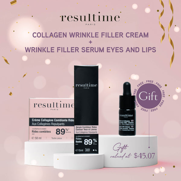 RESULTIME Collagen Wrinkle Filler Cream + Wrinkle Filler Serum Eyes And Lips 1