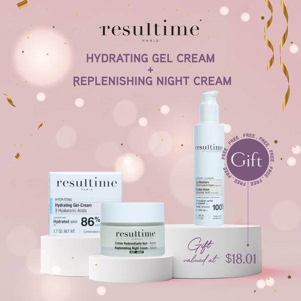 RESULTIME Hydrating Gel Cream + Replenishing Night Cream