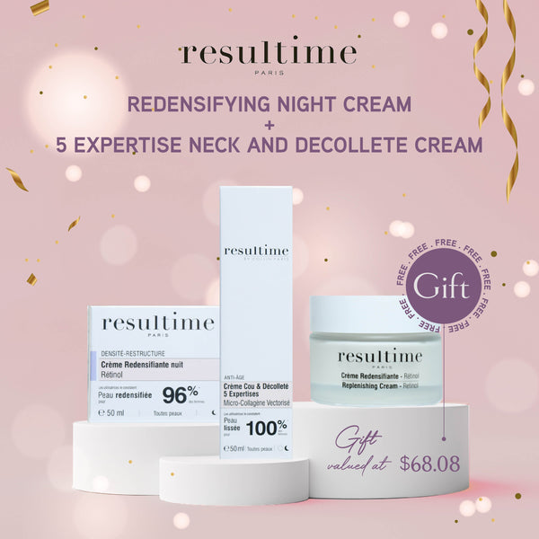 RESULTIME Redensifying Night Cream + 5 Expertise Neck And Decollete Cream