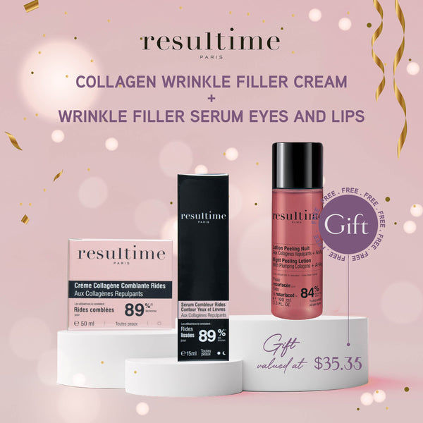 RESULTIME Collagen Wrinkle Filler Cream + Wrinkle Filler Serum Eyes And Lips 2