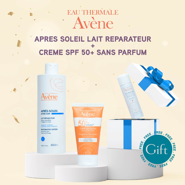 AVÈNE Apres Soleil Lait Reparateur + Creme Spf 50+Sans Parfum