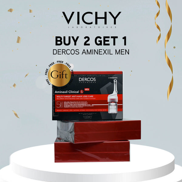 VICHY Dercos Aminexil Men Buy 2 Get 1