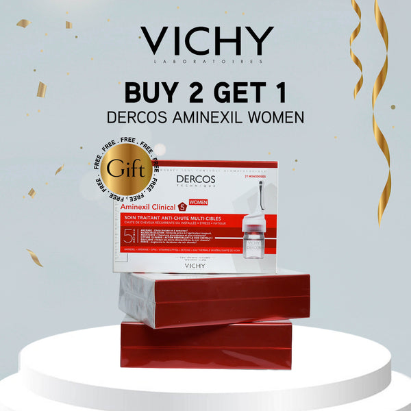 VICHY Dercos Aminexil Women Buy 2 Get 1