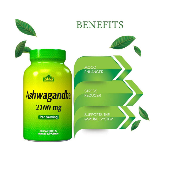 ALFA VITAMINS Ashwagandha 2100mg 60caps