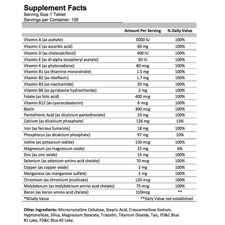 ALFA VITAMINS Multi Men - 100 Tablets