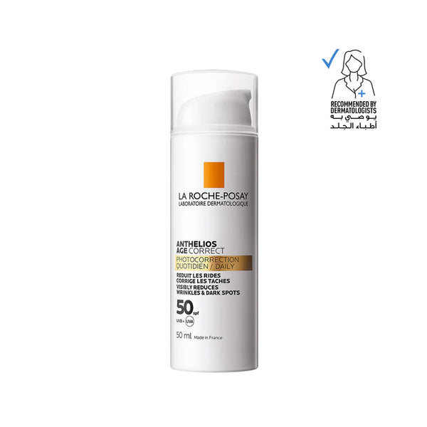 LA ROCHE-POSAY Anthelios Age Correct SPF50 Anti Ageing Invisible Sunscreen with Niacinamide 50ml