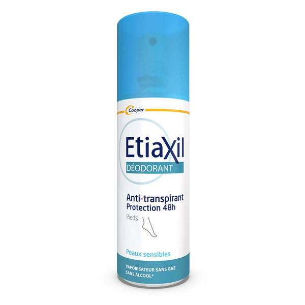 ETIAXIL Anti-Transpirant 48H Protection Pieds Spray Sans Gaz 100ml