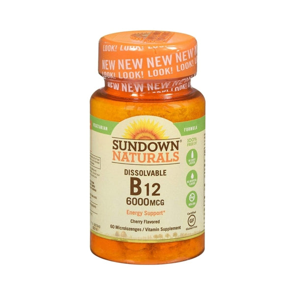 SUNDOWN B12 6000 mcg Sublingual 60 sublingual tabs