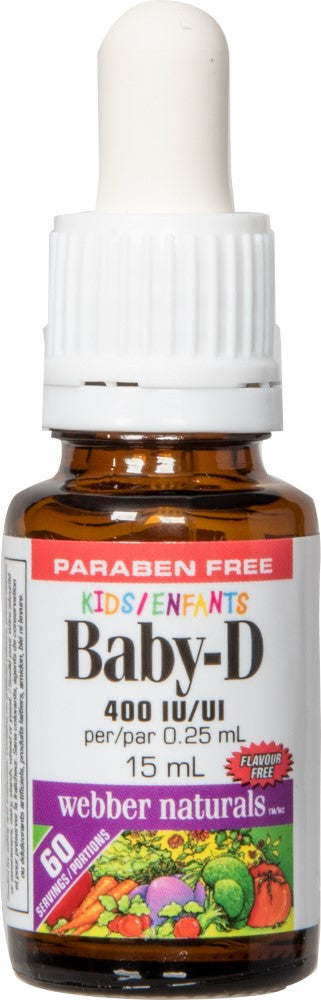 WEBBER NATURALS Baby-D - 15 Ml Bottle