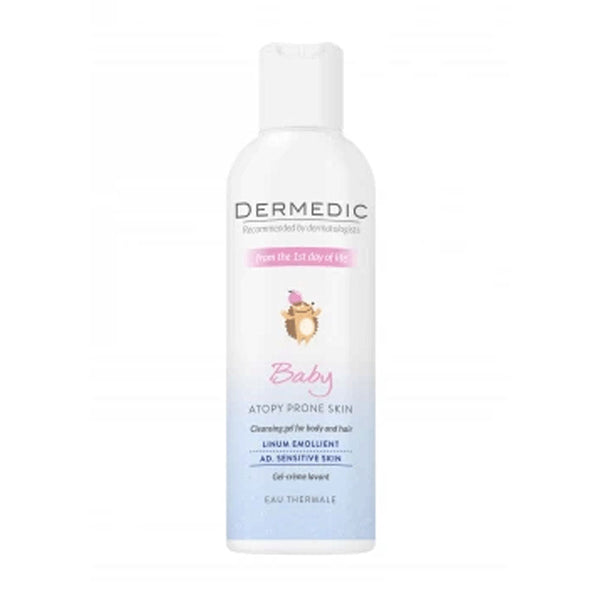 DERMEDIC Linum-Baby Cleansing Gel For Body And Hair From 1Rst Day Of Life 200ml