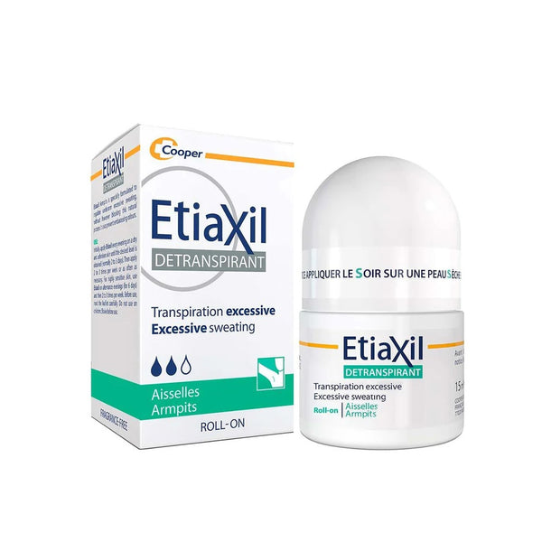 ETIAXIL Detranspirant Peaux Sensibles Aisselles Roll-On 15ml