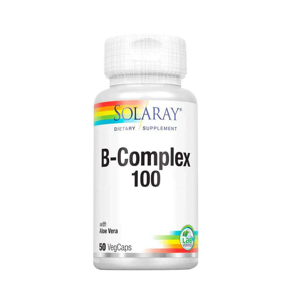 SOLARAY B-Complex 100 with Aloe Vera 50comp