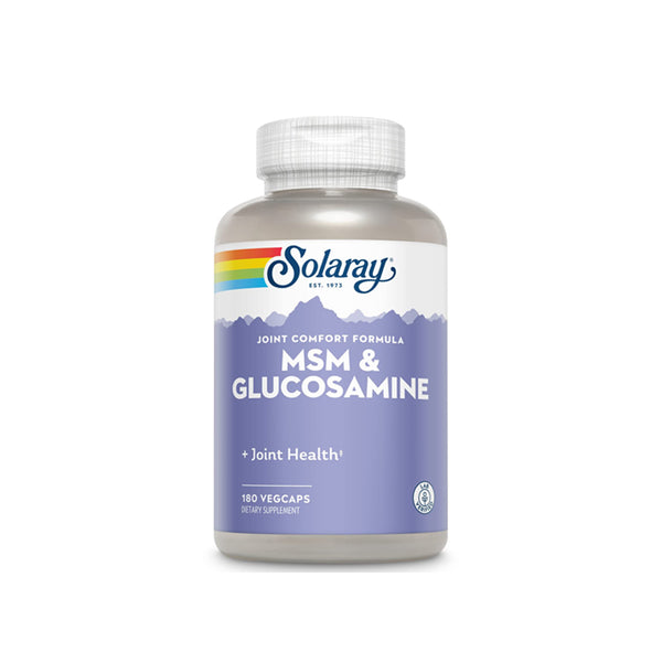 SOLARAY MSM & Glucosamine Joint Comfort Formula