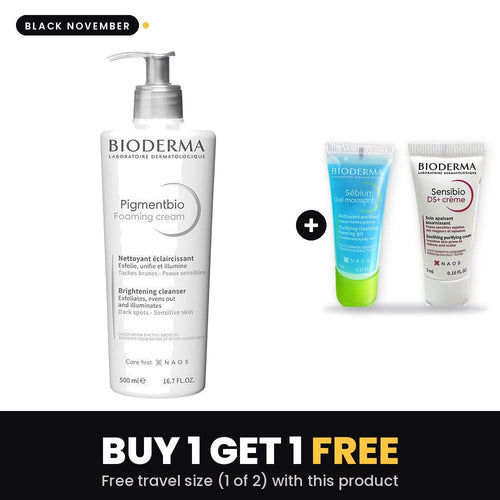 BIODERMA Pigmentbio Foaming Cream – Black November: Buy 1 Get 1, free travel size