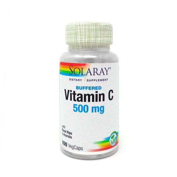 SOLARAY Vitamin C With Rose Hips & Acerola 500 mg