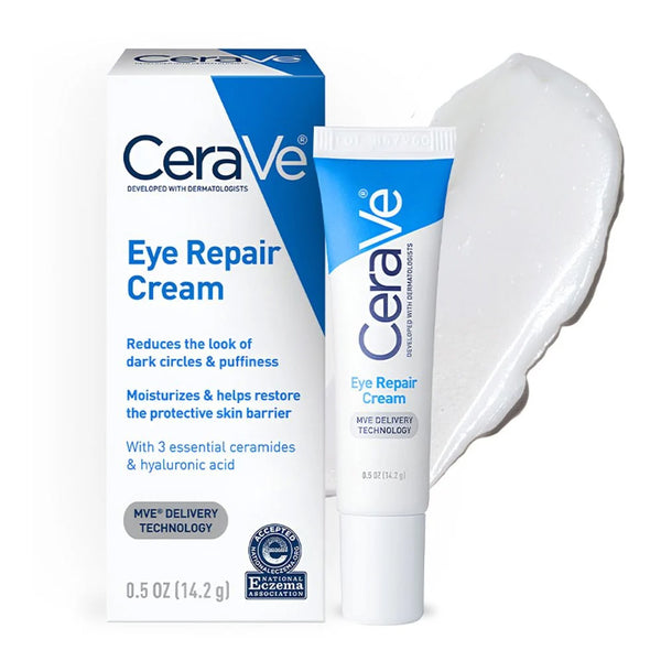 CERAVE Eye Repair Cream For Dark Circles And Puffiness With Hyaluronic Acid 14Ml