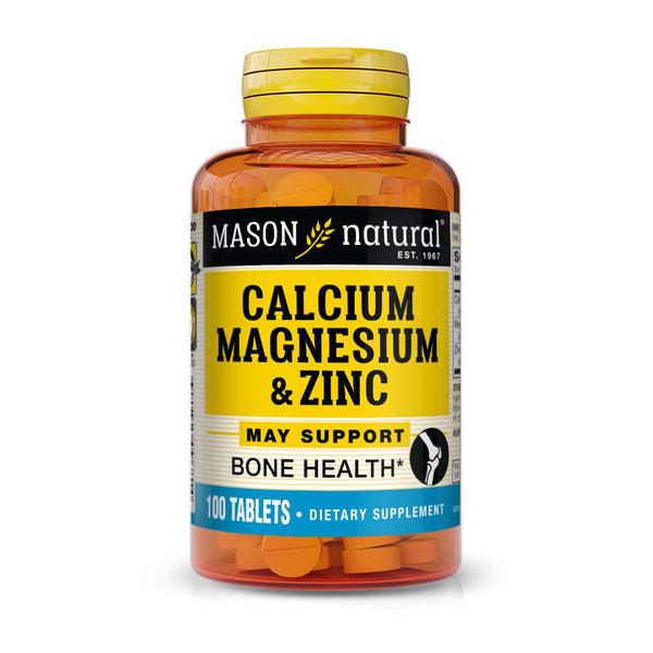 MASON Calcium Magnesium & Zinc - 100 Tablets