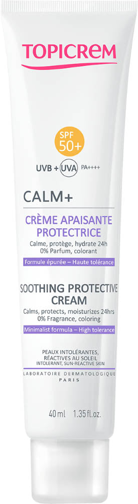 TOPICREM Calm+ Soothing Protective Cream Spf50+ 40ml