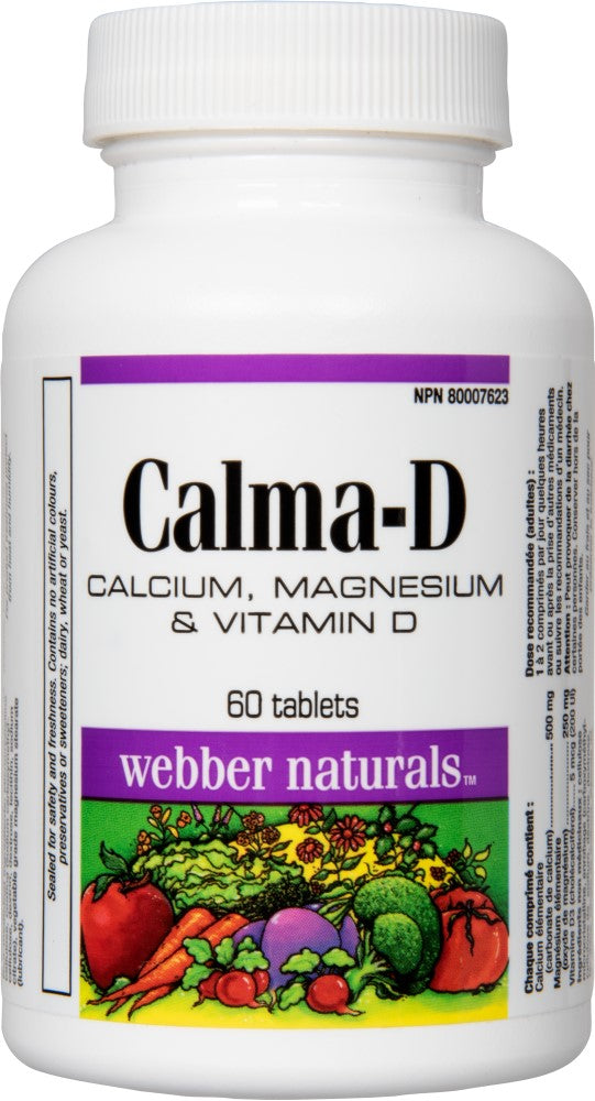 WEBBER NATURALS Calma-D - 60 Tablets