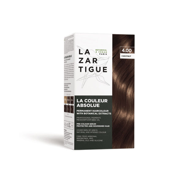 LAZARTIGUE Couleur Absolue- Chocolate Chestnut 4.0 (Permanent Haircolour With Botanical Extracts)