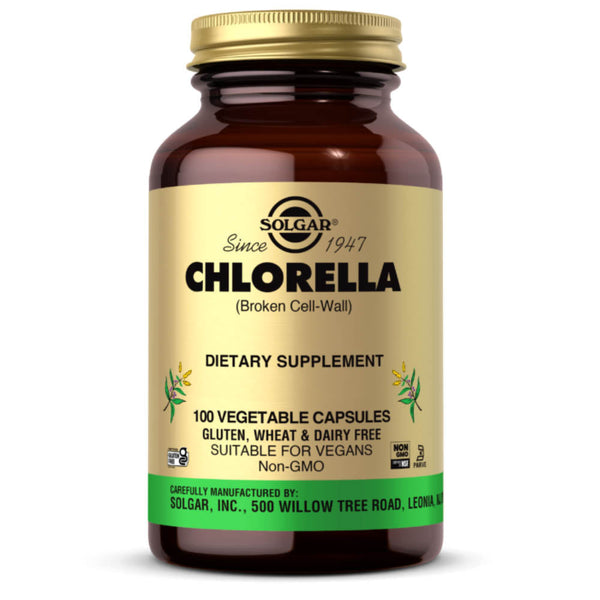 SOLGAR Chlorella 520 Mg 100 Vegetable Caps