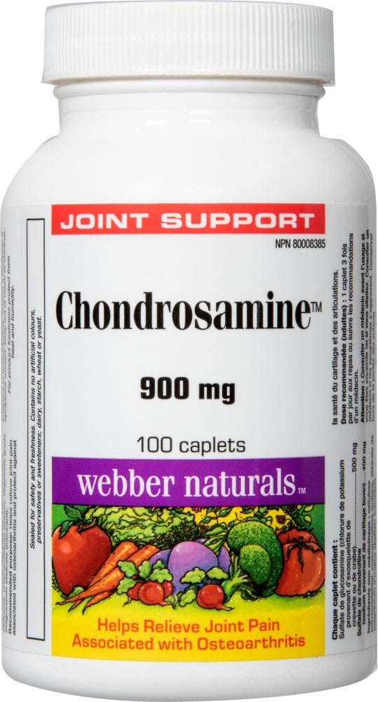 WEBBER NATURALS Chondrosamine - 100 Caplets