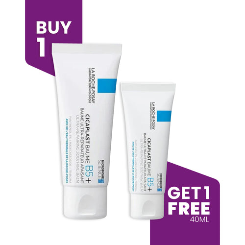 BUY 1 GET 1-LA ROCHE-POSAY Cicaplast Baume B5+ 100 ML + LA ROCHE-POSAY Cicaplast Baume B5+ 40ML