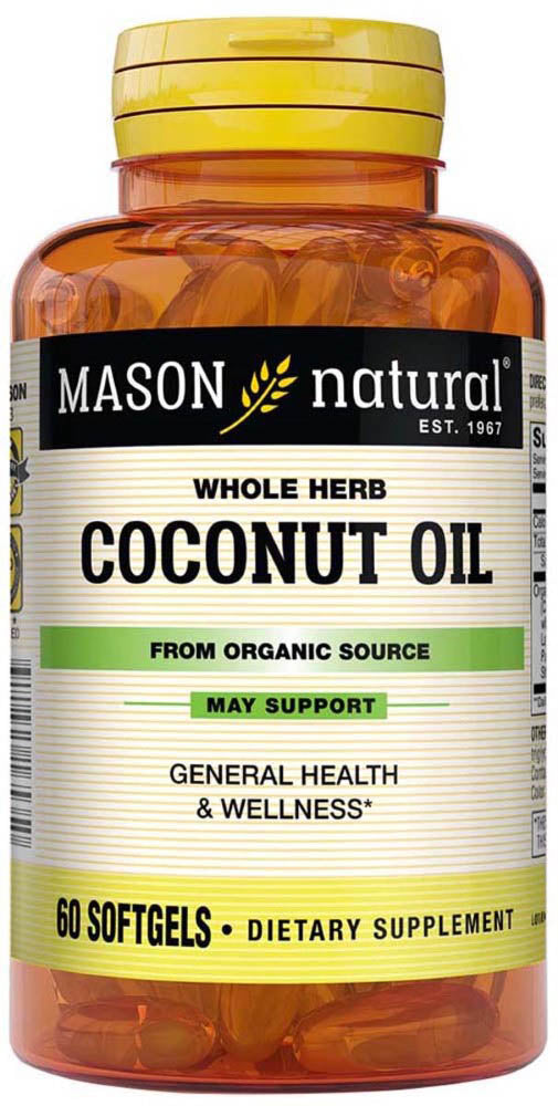 MASON Coconut Oil 1,000Mg - 60 Softgels