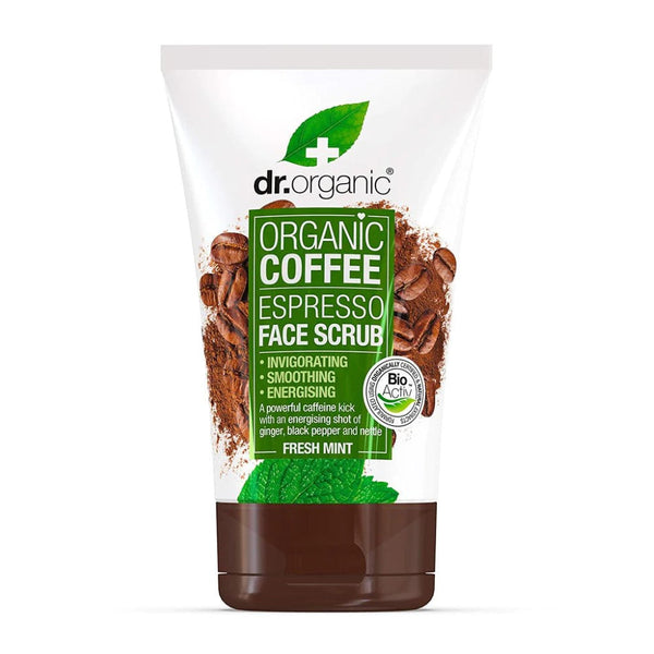 DR ORGANIC Coffee Line Mint Face Scrub 125 Ml