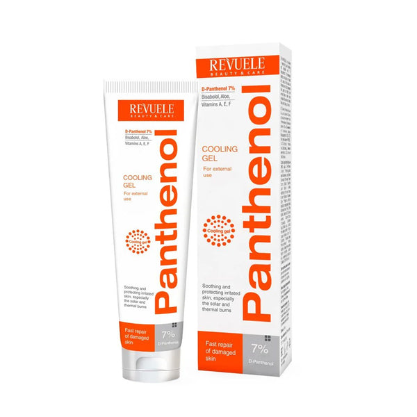 REVUELE Panthenol Cooling Gel for Solar and Thermal Burns