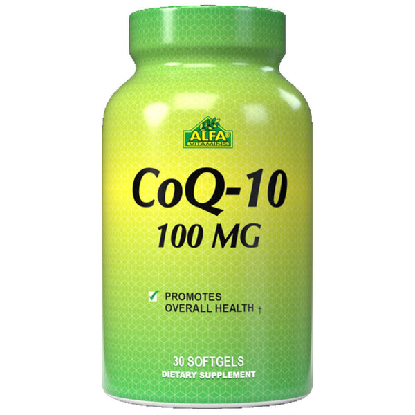 ALFA VITAMINS Coq-10 100Mg 30 Softgels