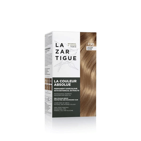 LAZARTIGUE Couleur Absolue- Golden Blond 7.30 (Permanent Haircolour With Botanical Extracts)