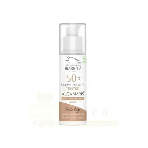 BIARRITZ Alga Maris Creme Solaire Teintee Beige Spf50 50ml