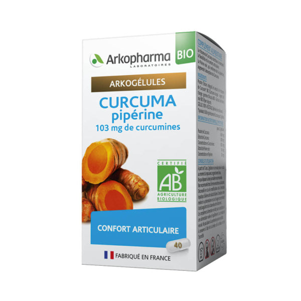 ARKOPHARMA Arkogélules® Bio Curcuma Pipérine 40gelules