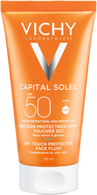 VICHY Capital Soleil Dry Touch Anti Shine Sunscreen For Combination To Oily Skin Spf50 50ml in Lebanon