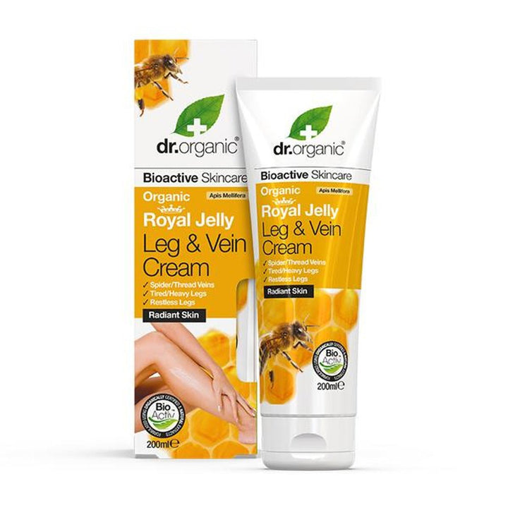 DR ORGANIC Royal Jelly Leg & Vein Cream 200 Ml