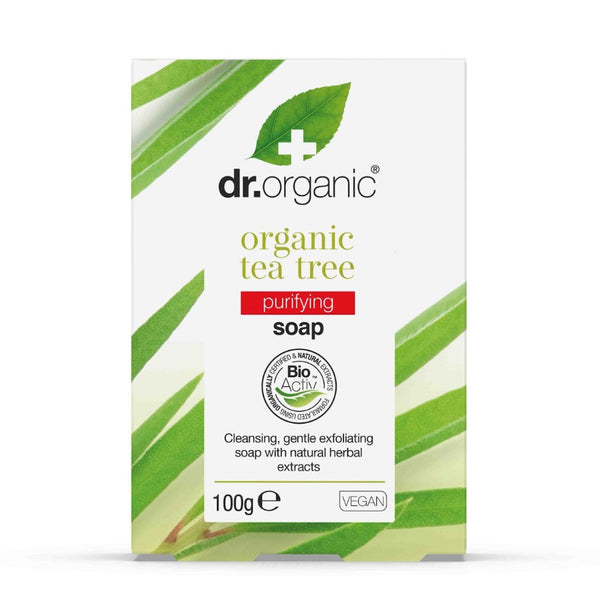 DR ORGANIC Tea Tree Soap 100Grs