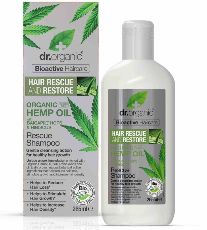 DR ORGANIC Hemp Oil Shampoo Rescue 265 Ml