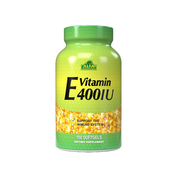 ALFA VITAMINS Vitamin E 400Iu - 100 Softgels