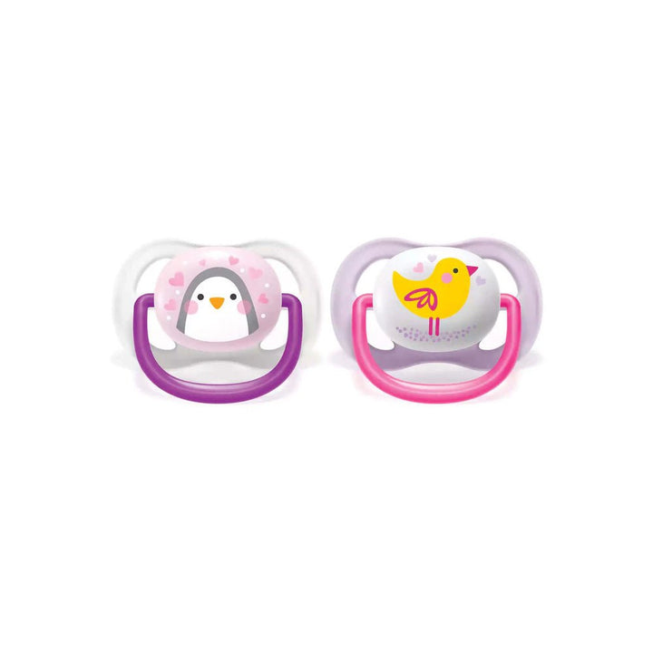 AVENT 2 Ultra Soft Animal Soothers 0 - 6M - Mix