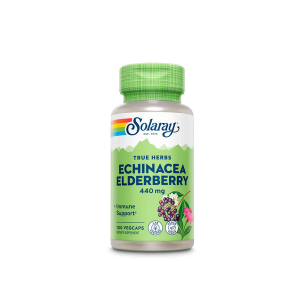 SOLARAY Echinacea Root & Elderberry 440mg