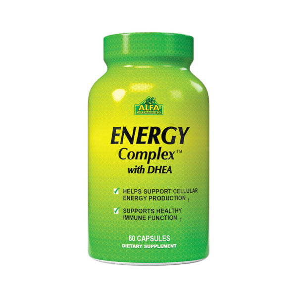 ALFA VITAMINS Energy Complex With Dhea - 60 Capsules