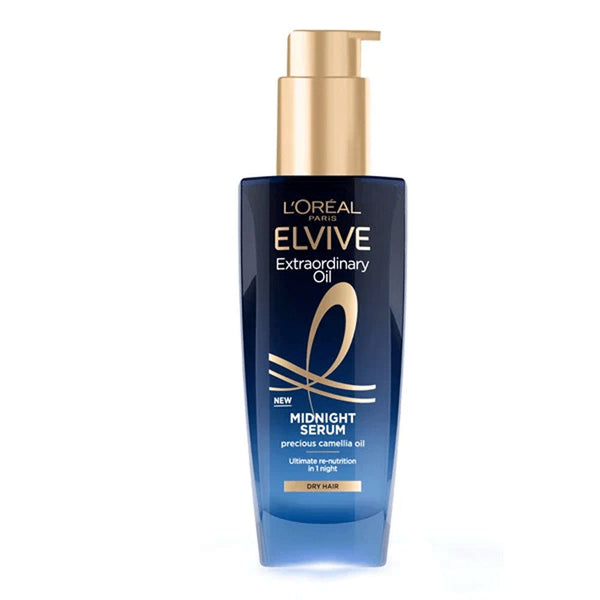 L'OREAL PARIS ELVIVE EXTRAORDINARY OIL MIDNIGHT SERUM 100ML - FOR DRY HAIR