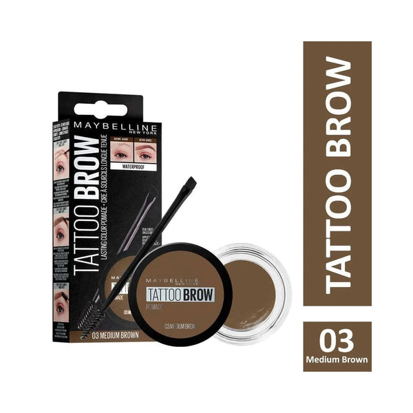 MAYBELLINE New York Tattoo Brow Eyebrow Pump No 03 Medium Brown